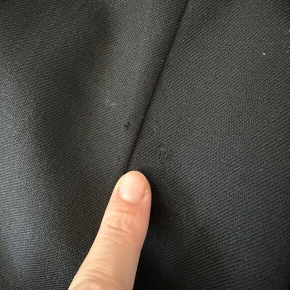 Pendleton Black Wool Midi Skirt With Side Slit Womens Size 16 - Picture 4 of 14